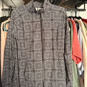 Livi for Lane Bryant Black and White Floral Jacket